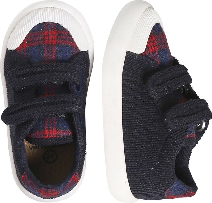 Vertbaudet Textielen sneakers met klittenband voor baby