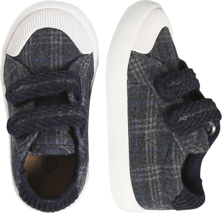 Vertbaudet Textielen sneakers met klittenband voor baby