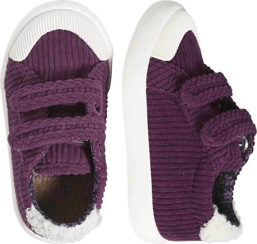 Vertbaudet Textielen sneakers met klittenband voor baby