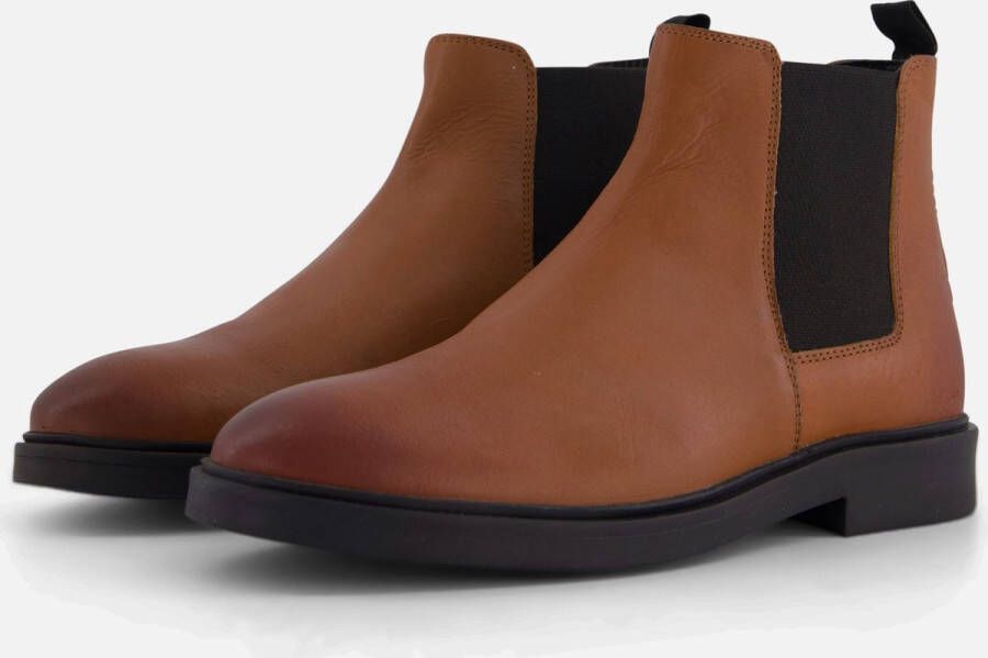 Vertice Chelsea boots cognac Leer