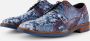 Vertice Cobra Veterschoenen blauw Leer - Thumbnail 2