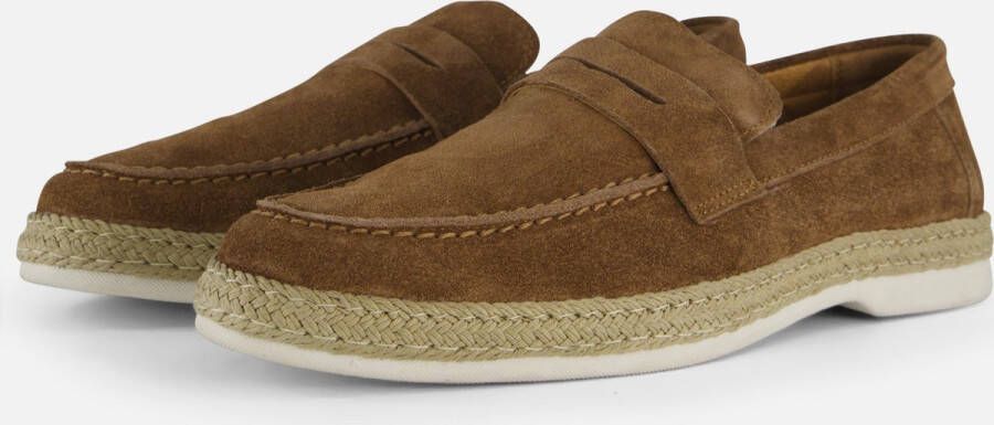 Vertice Instappers bruin Suede