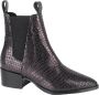 VIA VAI Rose Andrew laarzen zwart Leer Chelsea boots Dames - Thumbnail 4