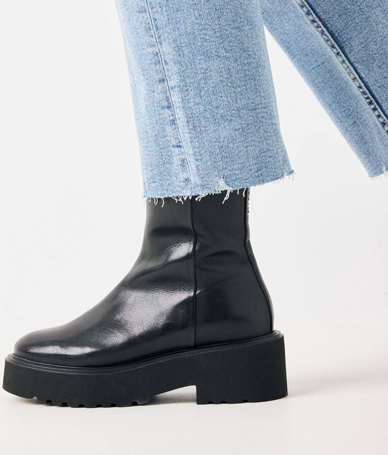 VIA VAI Bobbi Mellow Biker Boots Zwart