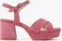 VIA VAI Cassia Six Roze Suede Sandalen met hak Dames - Thumbnail 2