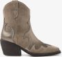 VIA VAI Eveline Riley Enkellaarsjes Enkelboots met rits Dames Taupe - Thumbnail 2