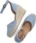 VIA VAI Flora Braid Espadrilles Zomer Schoenen Dames Blauw - Thumbnail 2