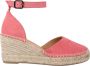 VIA VAI Espadrilles Dames Flora Braid Maat: 38 Materiaal: Leer Kleur: Roze - Thumbnail 2