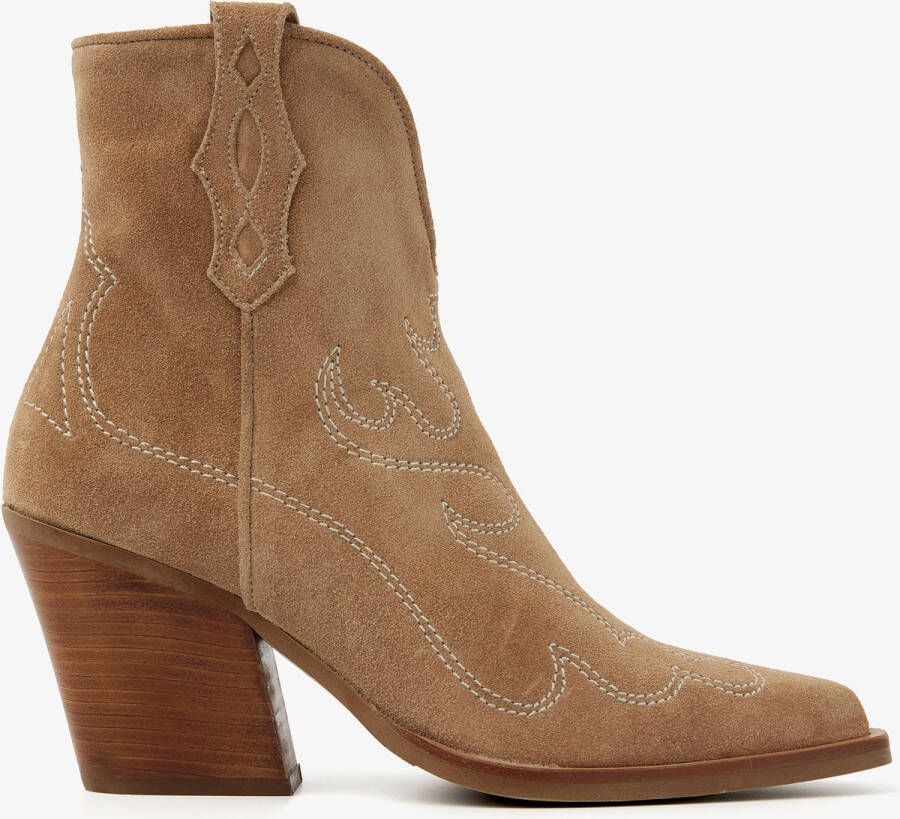 VIA VAI Gioia Montana Enkellaarsjes dames Beige