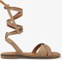 VIA VAI Sandalen Dames Harita Zen Maat: 37 Materiaal: Suède Kleur: Beige - Thumbnail 2