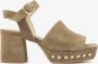 VIA VAI Iris North Sandalen Met Hak Beige Groen - Thumbnail 1