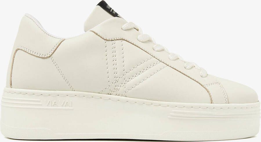 VIA VAI Isa Layne Sneakers Leer Beige