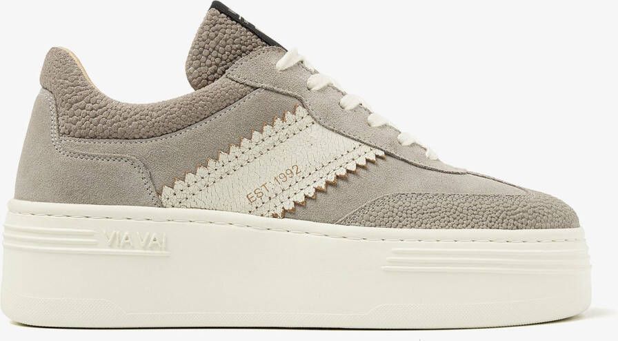 Via Vai Stijlvolle Sneakers door Isa Romi Gray Dames