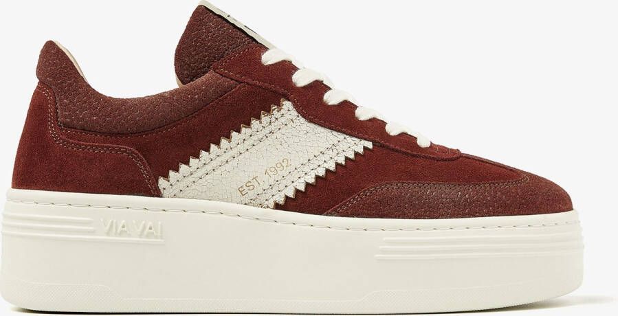 VIA VAI Isa Romi Sneakers dames Bordeaux