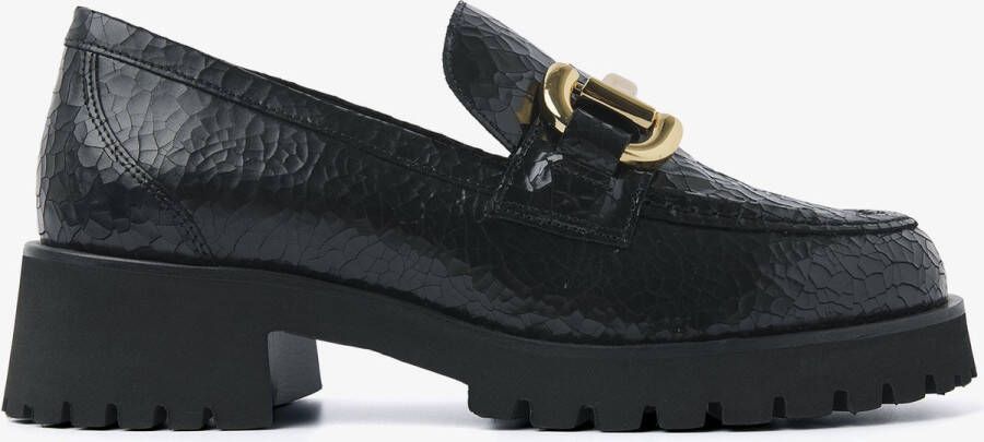 Via Vai Jace Banks Loafers Zwart 61071-01-900 Black Dames