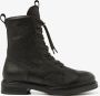 VIA VAI Juliette Abby leren veterboots Zwart Leer Veterboots Dames - Thumbnail 1