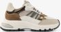 VIA VAI Liz Dae | Vectra combi Beige Leer Lage sneakers Dames - Thumbnail 2