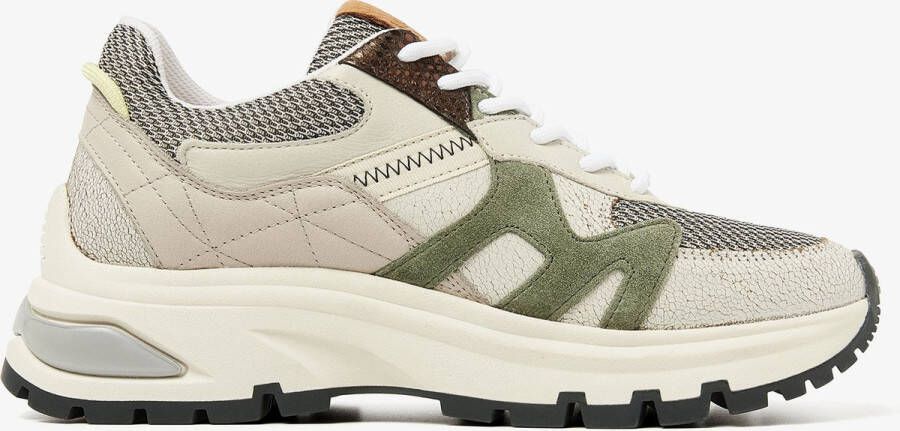 VIA VAI Liz Finley Sneakers Beige Groen