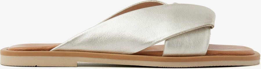 Via vai 62090 Mandy 02-1160 Paper Metallic Egnog Slippers