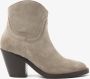 VIA VAI Mara Denver Sierra Roccia Beige Suede Enkellaars met hak Dames - Thumbnail 2