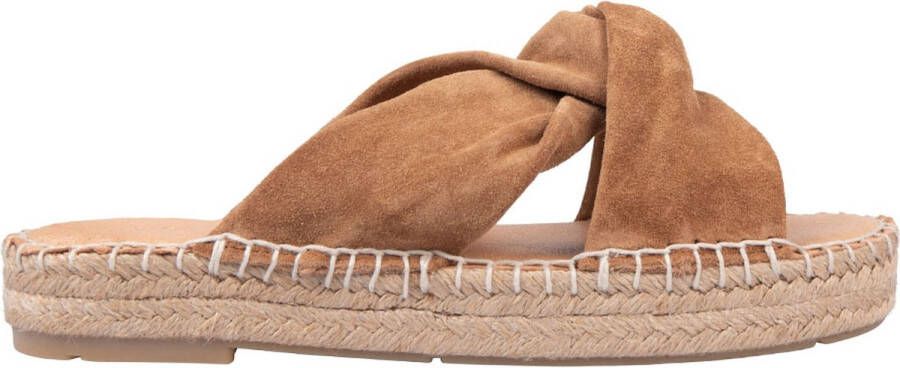 VIA VAI Mondi Luz Slippers Dames Cognac