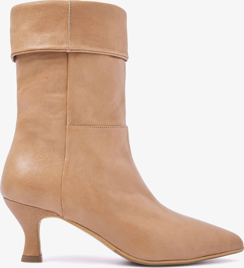 VIA VAI Noelle Rae Enkellaarsjes dames Warm beige