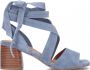 VIA VAI Sandalen Dames Polly Shade Maat: 40 Materiaal: Suède Kleur: Blauw - Thumbnail 2