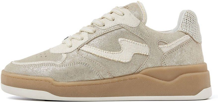 VIA VAI Lage Sneakers Dames Sam Levi Maat: 37 Materiaal: Leer Kleur: Goud