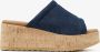 VIA VAI Slippers Dames Sissel Ryde Maat: 40 Materiaal: Denim Kleur: Zwart - Thumbnail 2