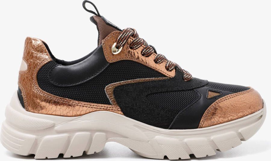 Via vai 58142 Sue Rose 10-801 Dragon combi Bronzo Lage sneakers