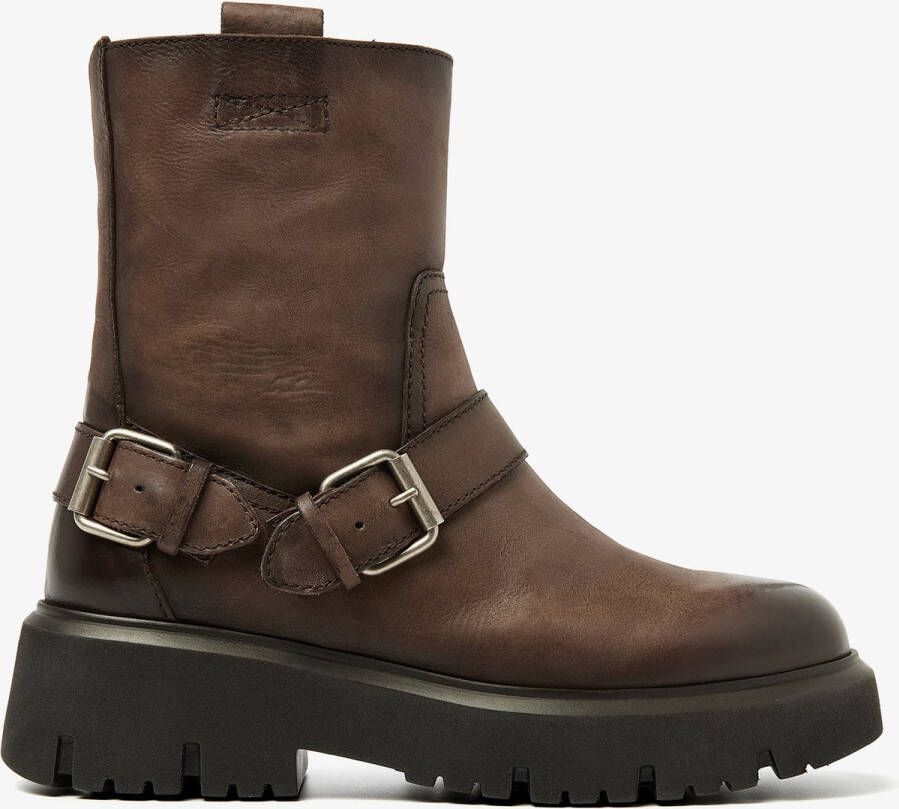 VIA VAI Ziva Jagger Biker boots dames Bruin