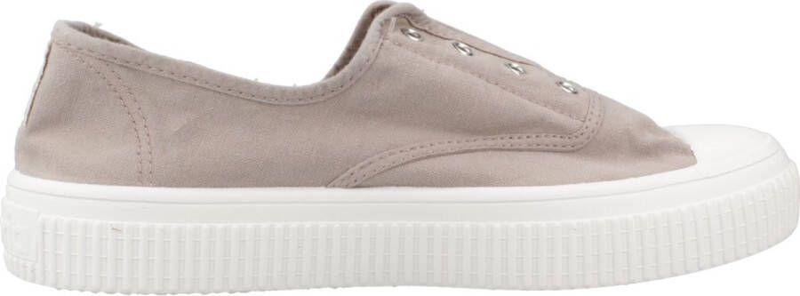 Victoria Stijlvolle Canvas Sneakers voor Vrouwen Beige Dames