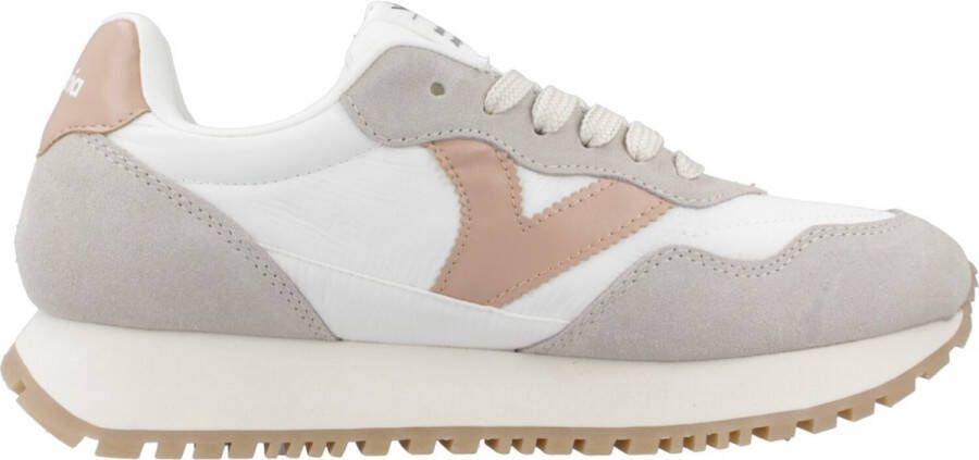 Victoria Nylon en Suède Sneakers Multicolor Dames