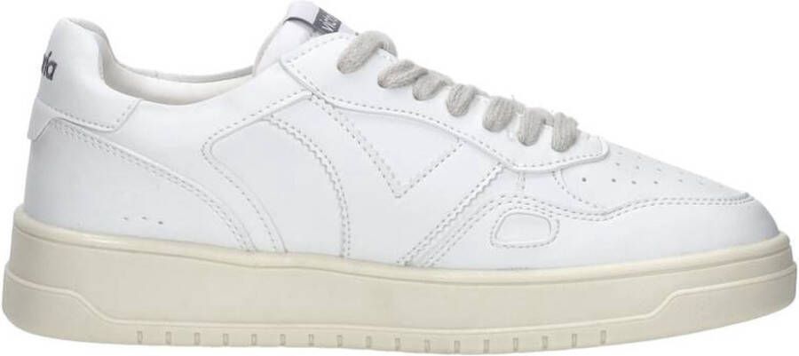 Victoria Sportieve Sneaker voor met Beige en Zwarte Accenten Beige