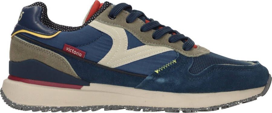 Victoria Blauwe herensneaker met Memory Foam inlegzool Blauw Dames