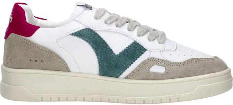 Victoria Sportieve Sneaker voor met Beige en Zwarte Accenten Beige