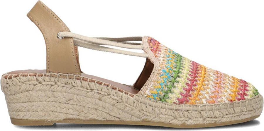 VIGUERA Espadrilles Dames 1834 Maat: 39 Materiaal: Raffia Kleur: Multi