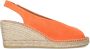 VIGUERA Espadrilles Dames 2127 Maat: 41 Materiaal: Suède Kleur: Oranje - Thumbnail 1