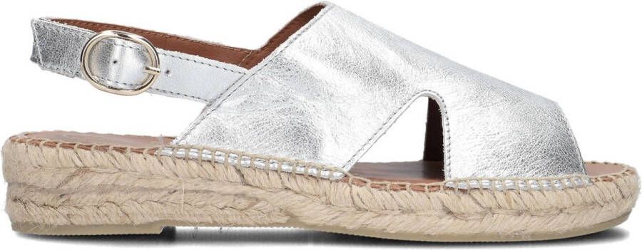 VIGUERA Espadrilles Dames 2171 Met Maat: 36 Materiaal: Leer Kleur: Zilver