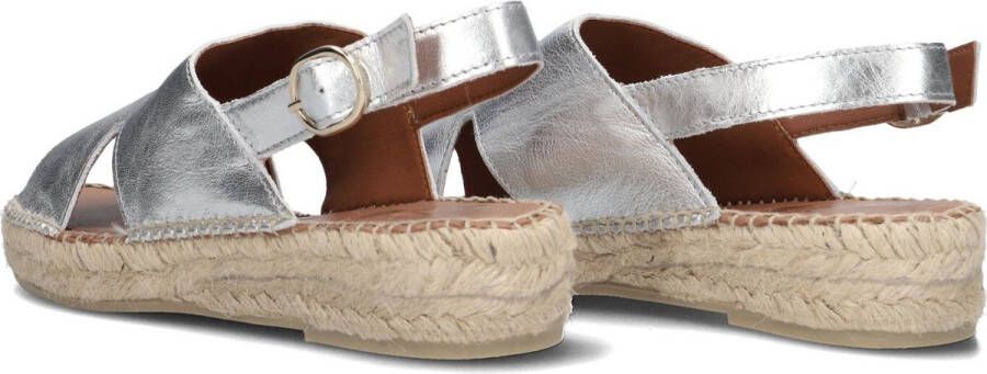 VIGUERA Espadrilles Dames 2171 Met Maat: 40 Materiaal: Leer Kleur: Zilver