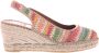 VIGUERA Dames Pumps 1955 Crochet Camel Multi - Thumbnail 1