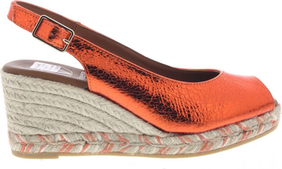 VIGUERA Dames Pumps 2013 Metal Naranja Oranje