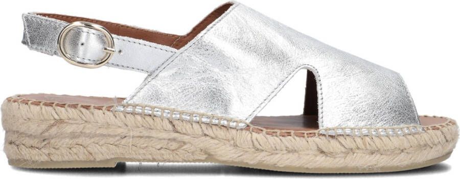 VIGUERA Espadrilles Dames 2171 Met Maat: 40 Materiaal: Leer Kleur: Zilver