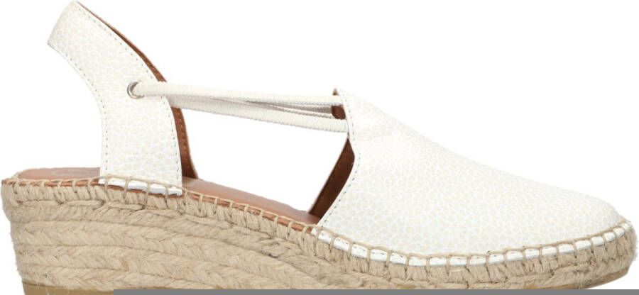 VIGUERA Espadrilles Dames 1825 Led Maat: 38 Materiaal: Leer Kleur: Wit