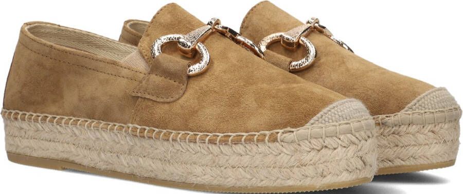 VIGUERA Espadrilles Female Instappers Damesschoenen Suède 2114 sue Cognac