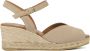 VIGUERA Espadrilles Dames Damesschoenen Suède Sleehak Hoogte 2008 Taupe - Thumbnail 1