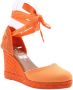 Viguera Peep Toe Peep Heel Orange Dames - Thumbnail 1