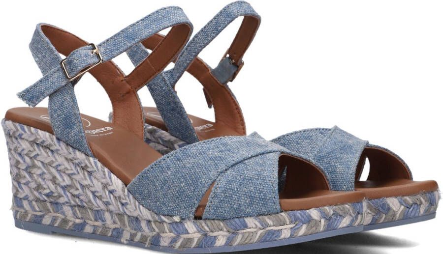 VIGUERA Sandalen Dames 2032 Maat: 38 Materiaal: Denim Kleur: Blauw