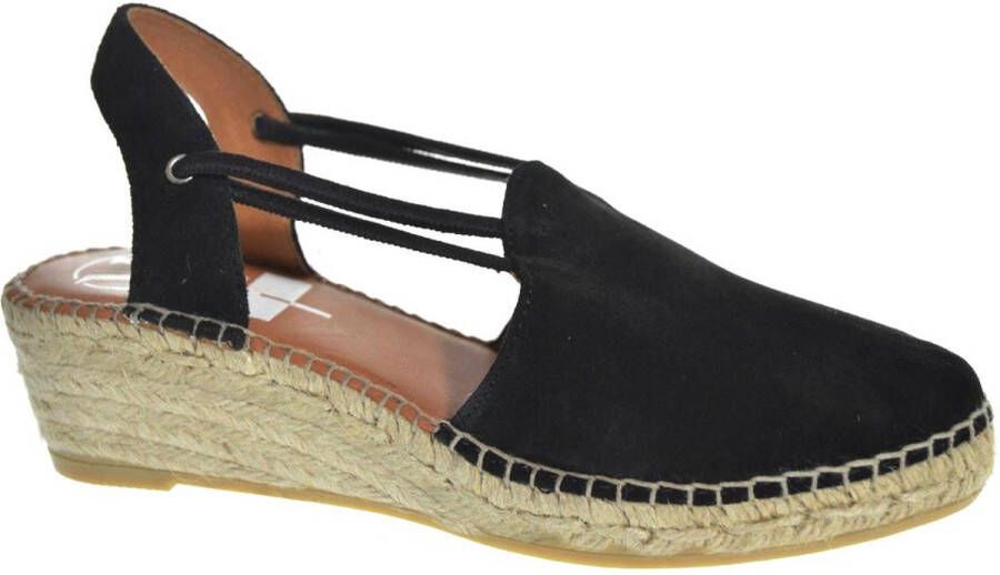 VIGUERA Vitelo Black 1825 Dames Espadrilles Zwart