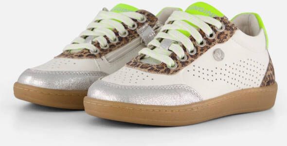 Vingino Animal Sneakers zilver Leer Dames